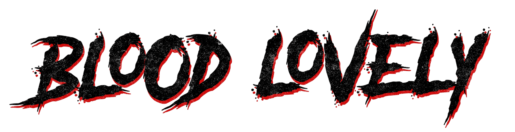 Blood Lovely Logotype (Black)