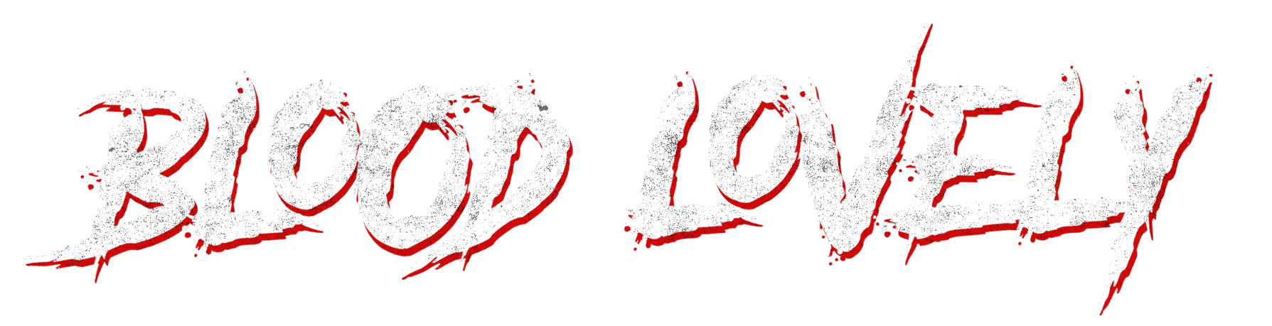 Blood Lovely Logotype (White)