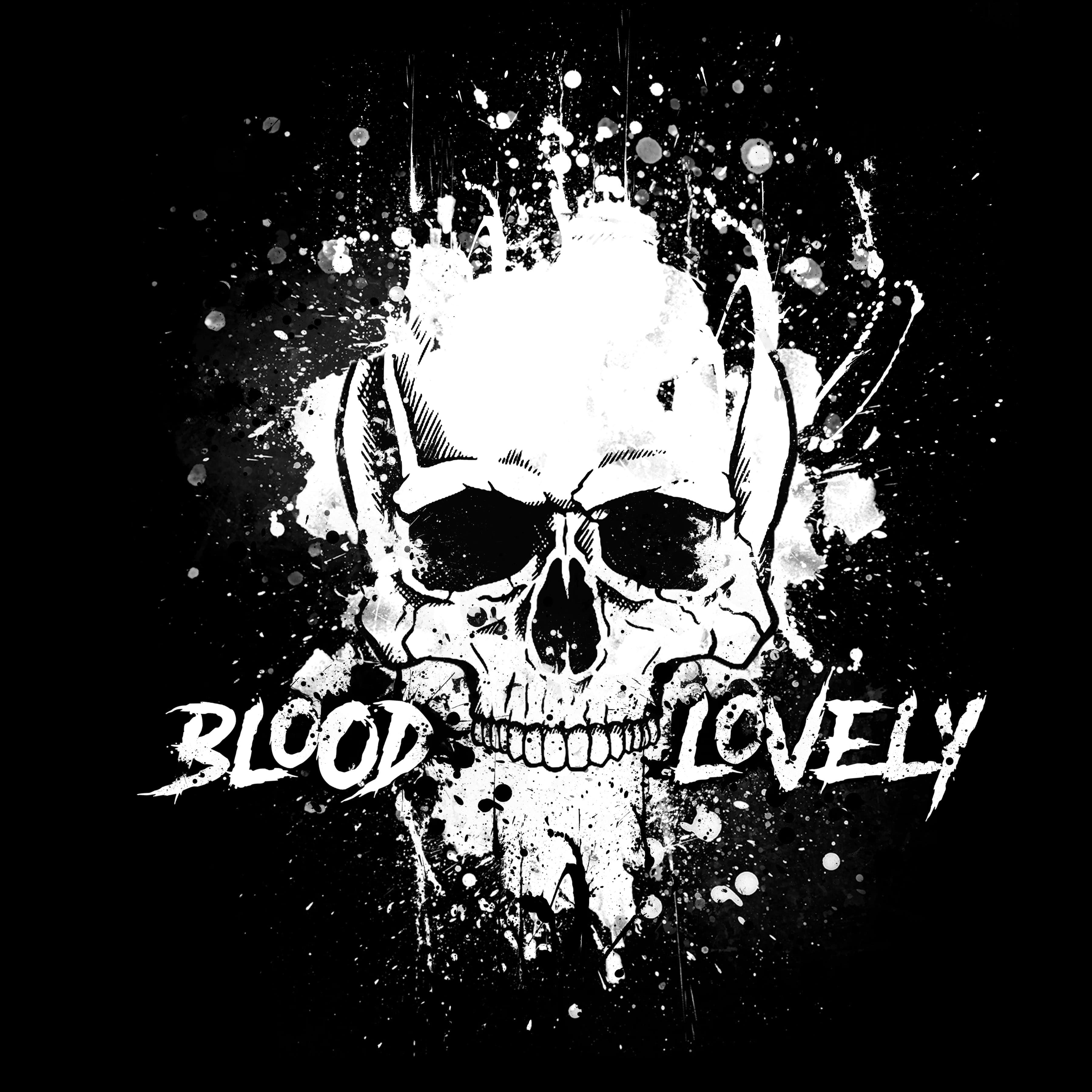 Blood Lovely Skull Logo
